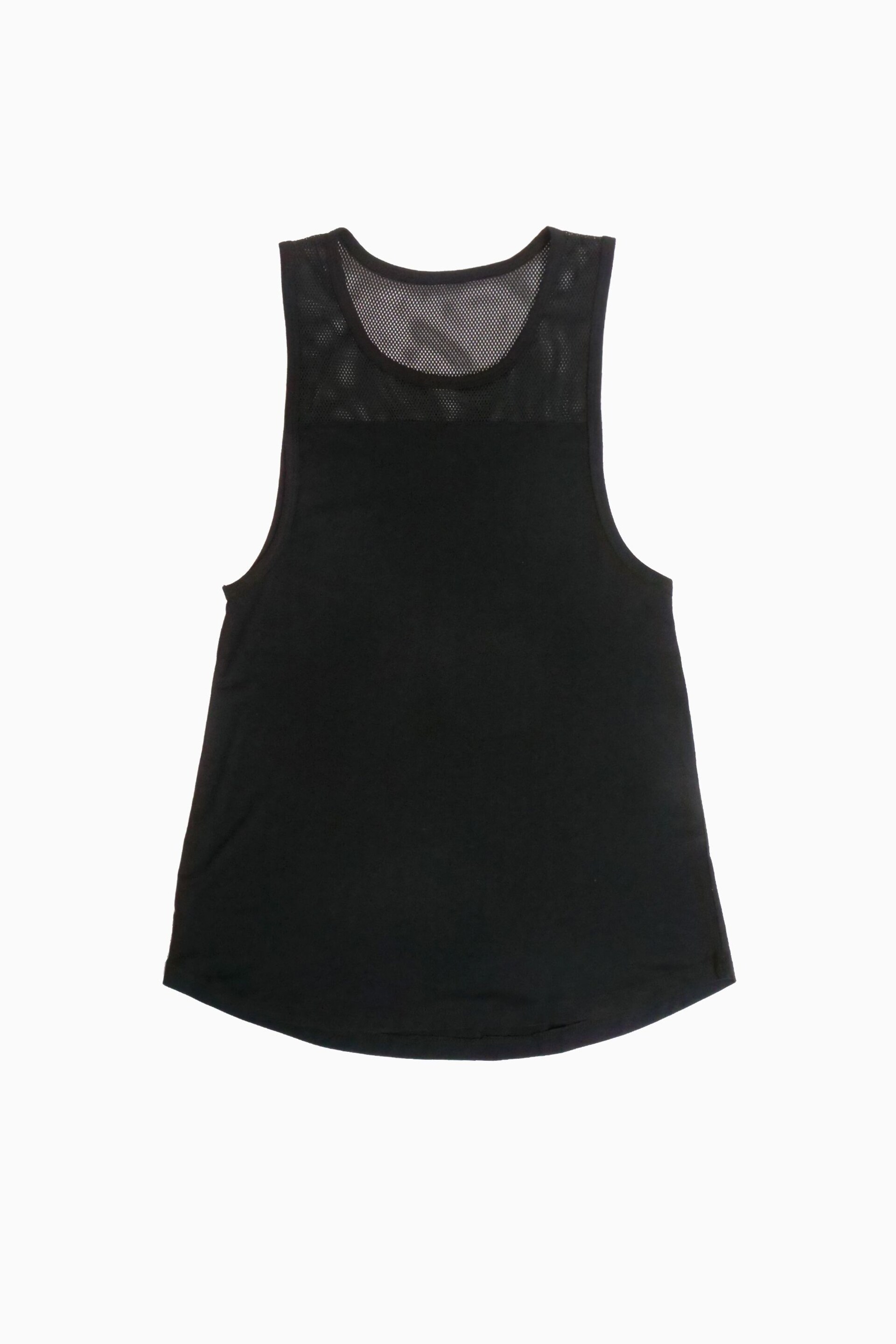 Pineapple Black Mesh Longline Vest - Image 5 of 5