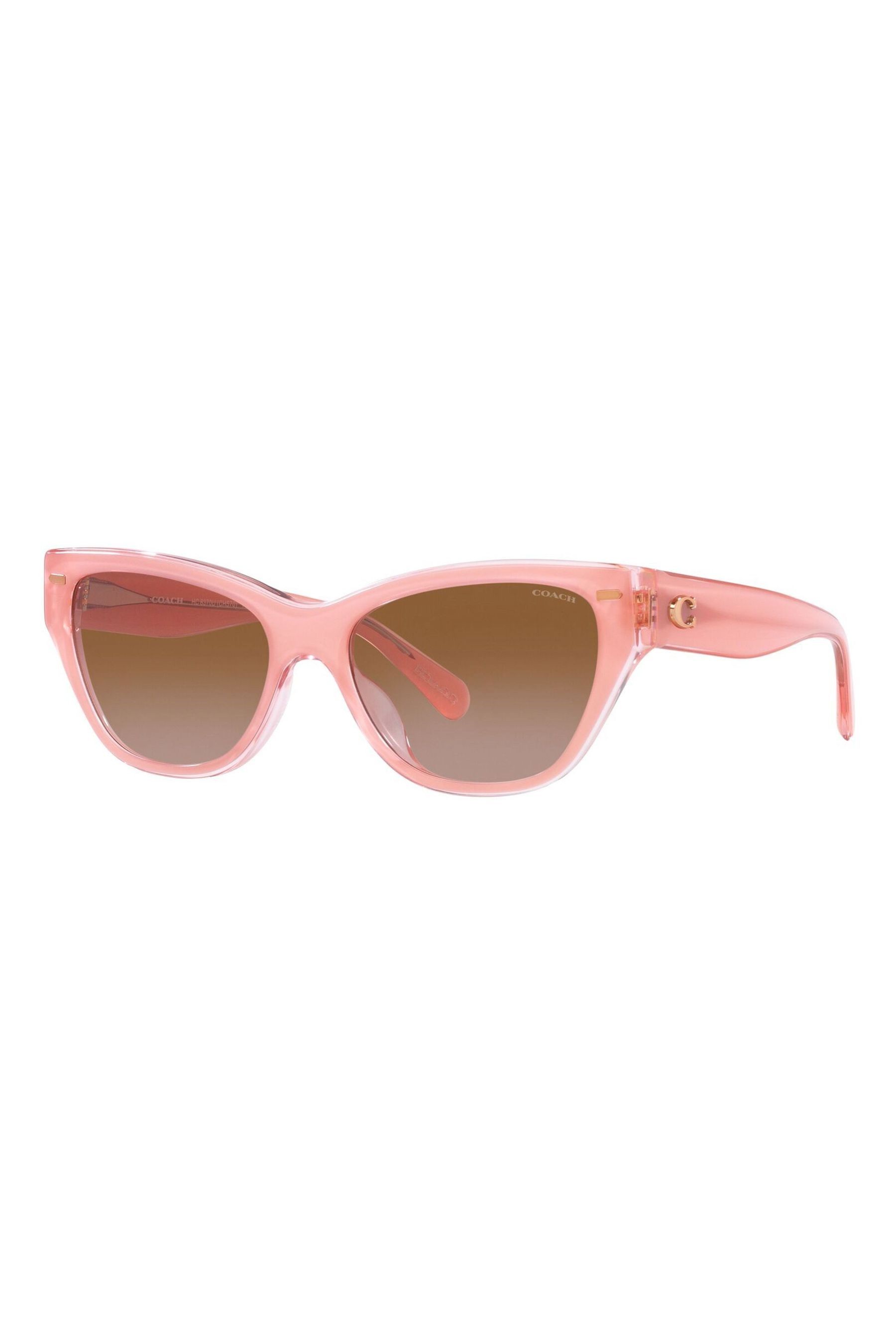 Pink coach sunglasses shop