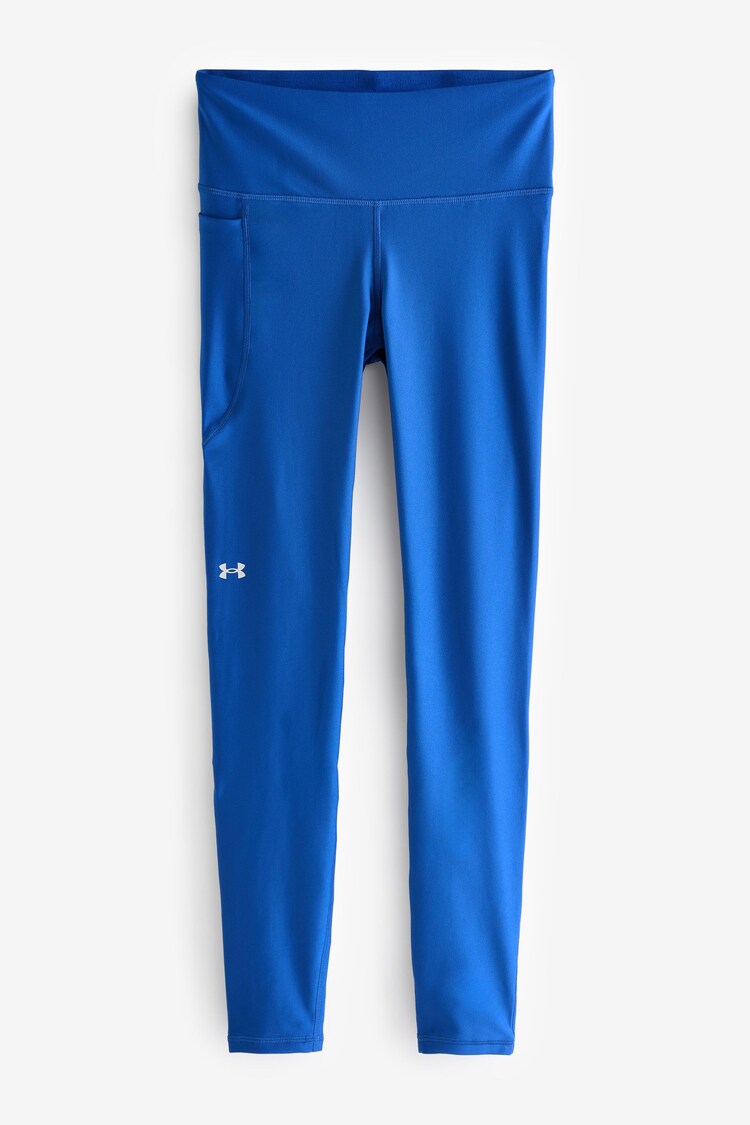 Buy Under Armour Blue No Slip Waistband Full Length Leggings from Next