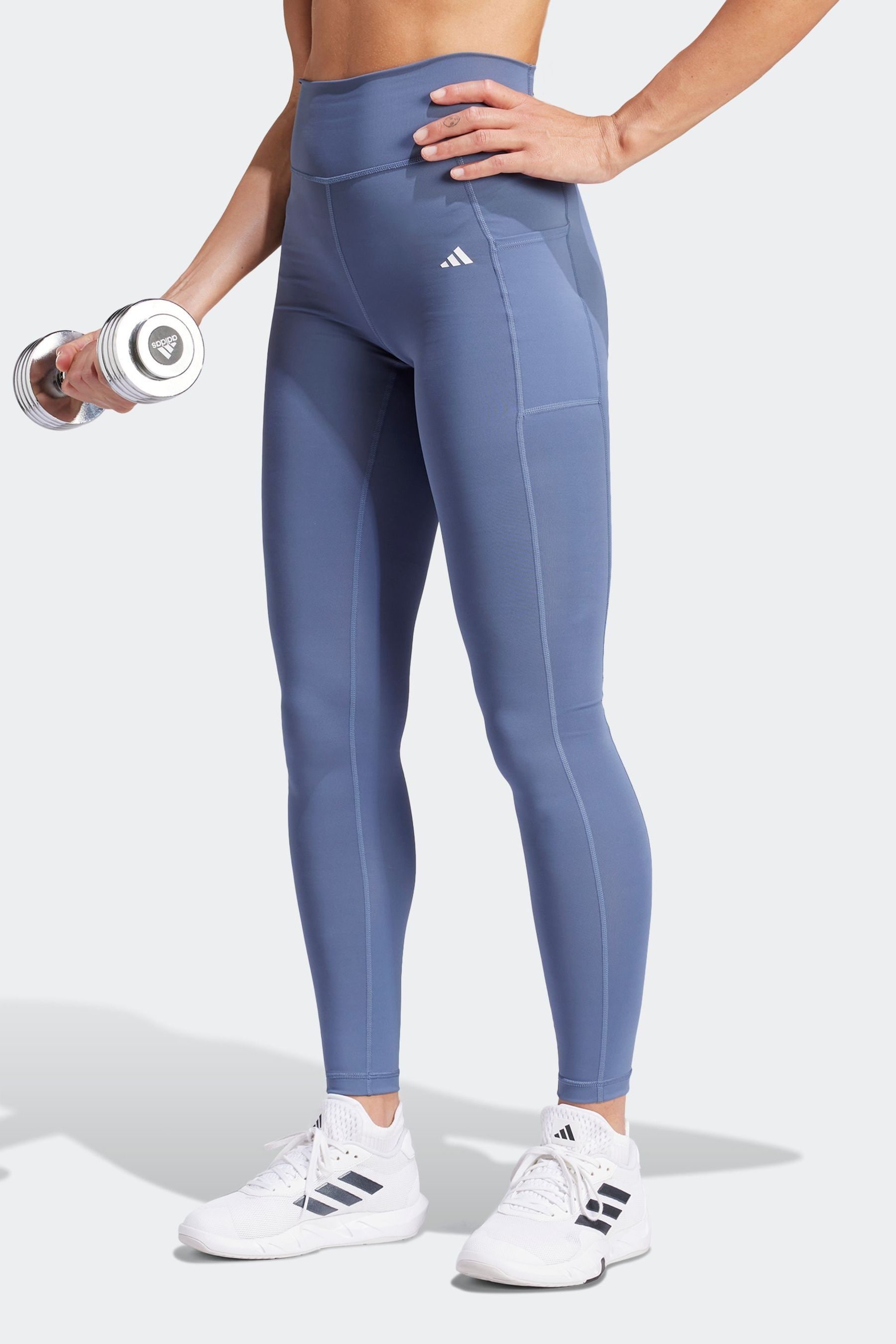 Blue adidas leggings uk discount