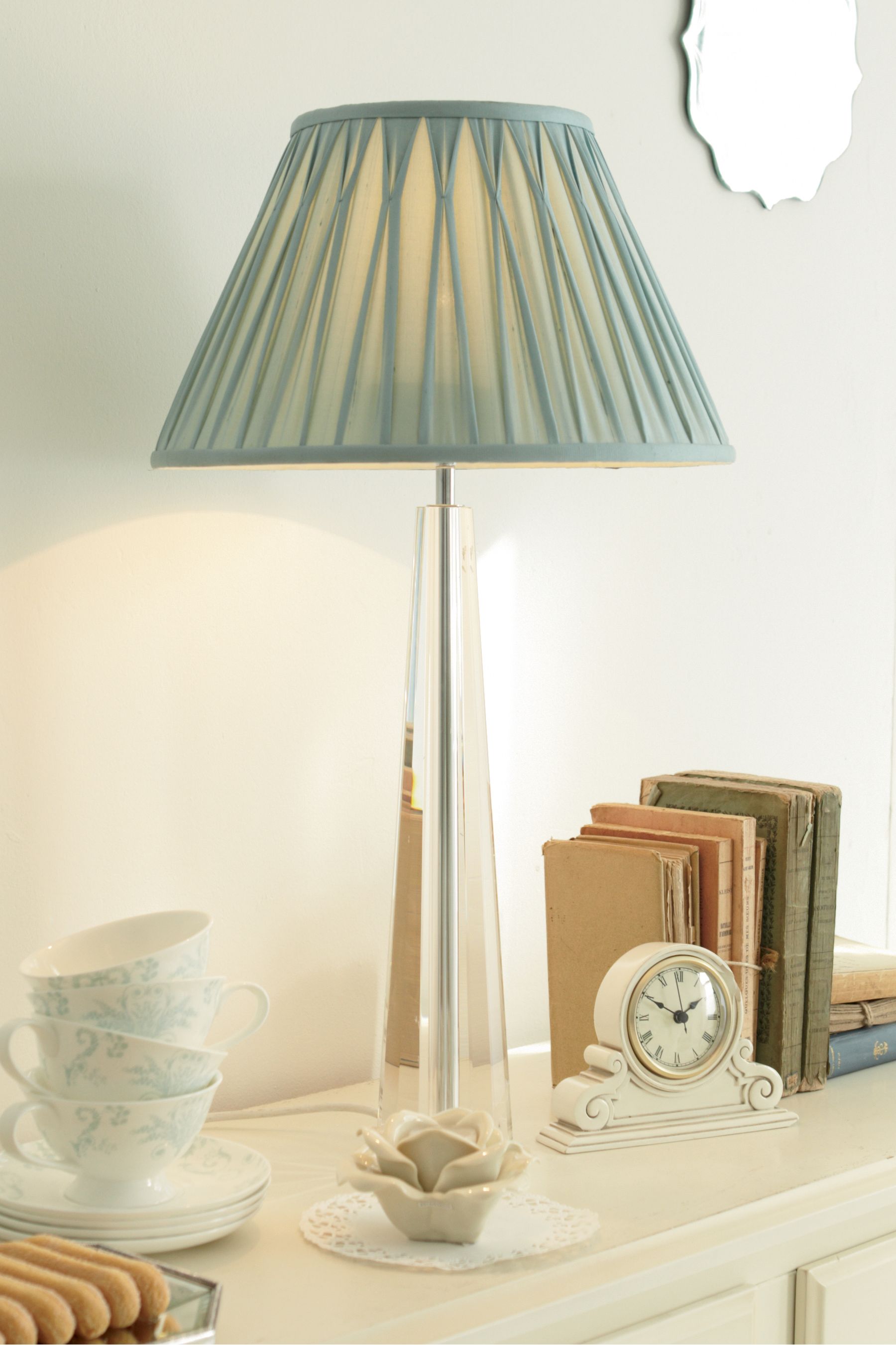 Laura ashley glass lamp base on sale