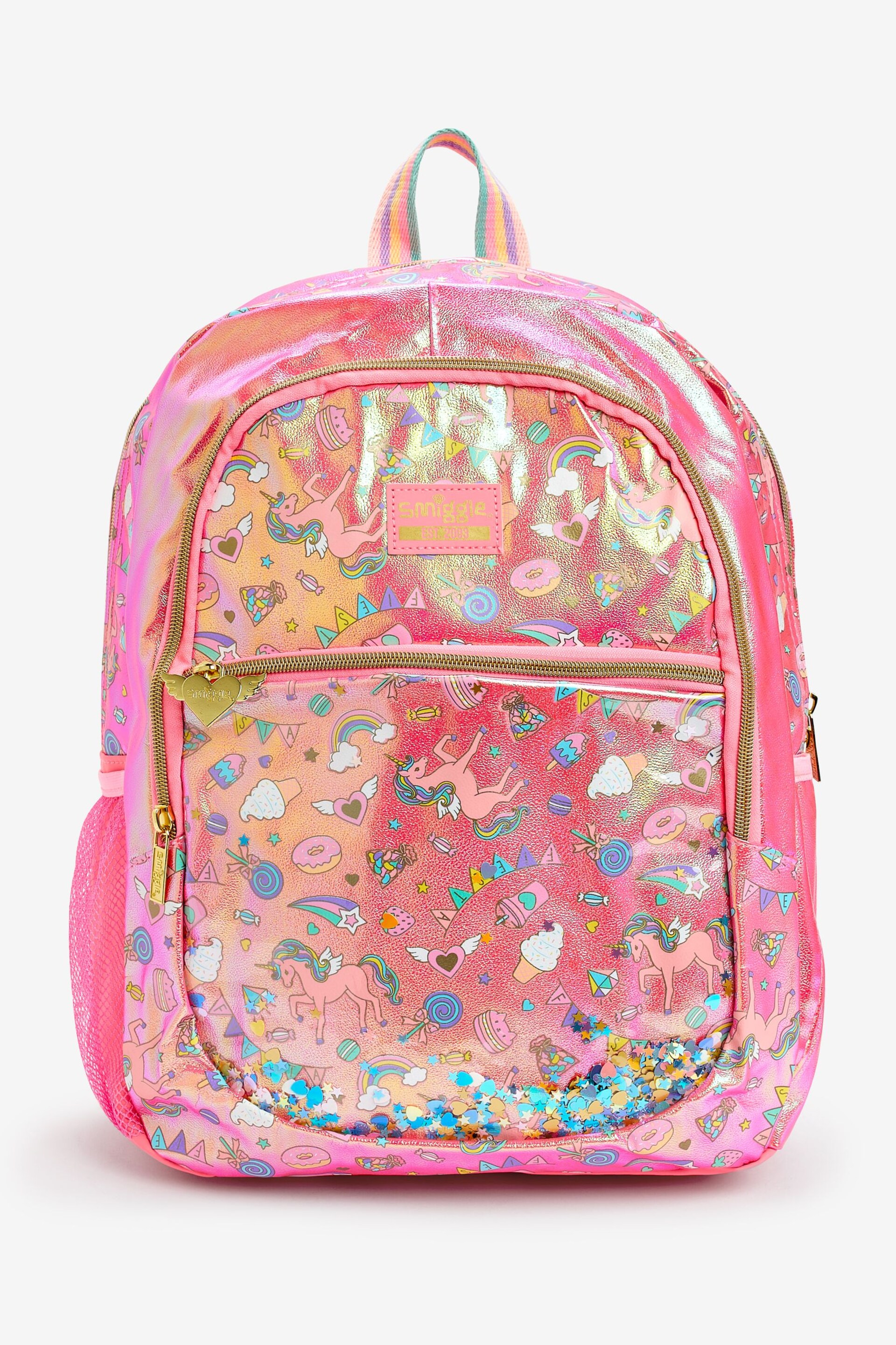 Smiggle Pink Fiesta Classic Backpack - Image 3 of 3