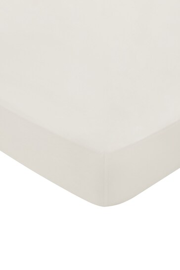 Bedeck of Belfast Natural Bob 600TC Egyptian Fitted Sheet