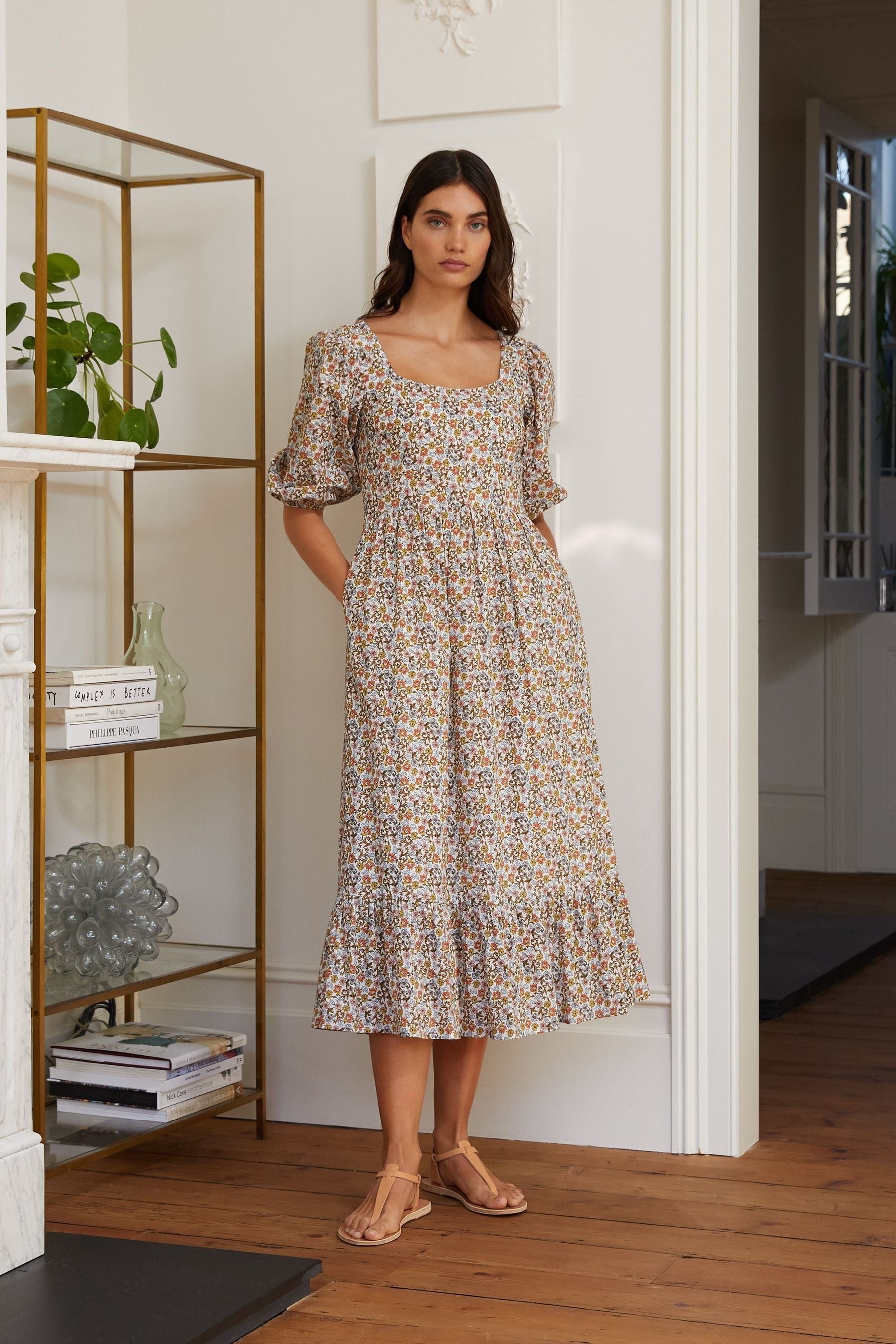 Marni floral dress clearance