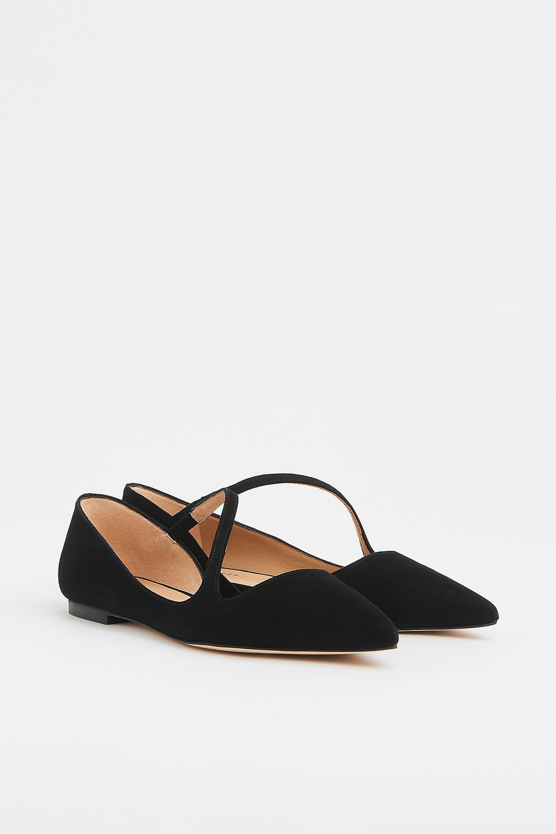 Buy LK Bennett Black Pandora Flat Victoria Pattern Shoes from Next Luxembourg