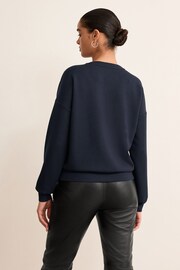 Navy Lueur French Graphic Sweatshirt - Image 3 of 7