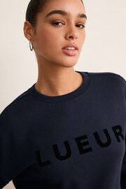 Navy Lueur French Graphic Sweatshirt - Image 5 of 7