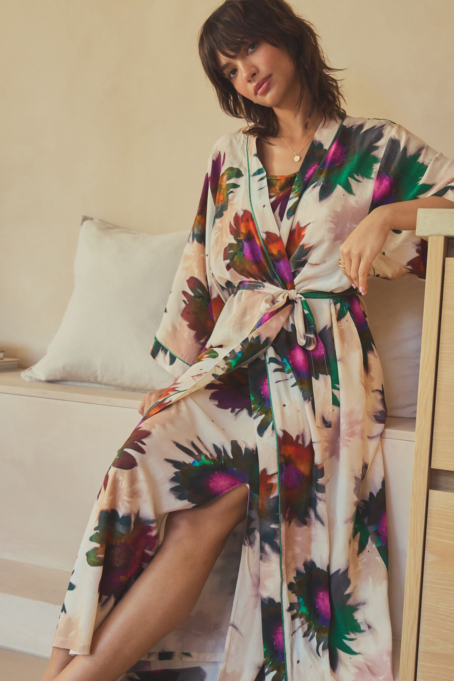 Floral dressing gown australia discount