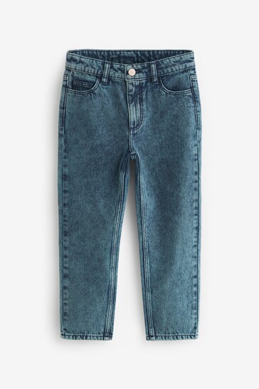 Teal Blue Mom Jeans (3-16yrs)