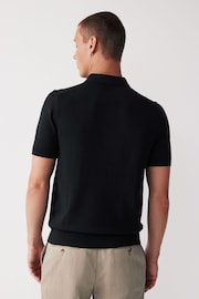 Fred Perry Merino Wool Blend Knitted Polo Shirt - Image 3 of 5