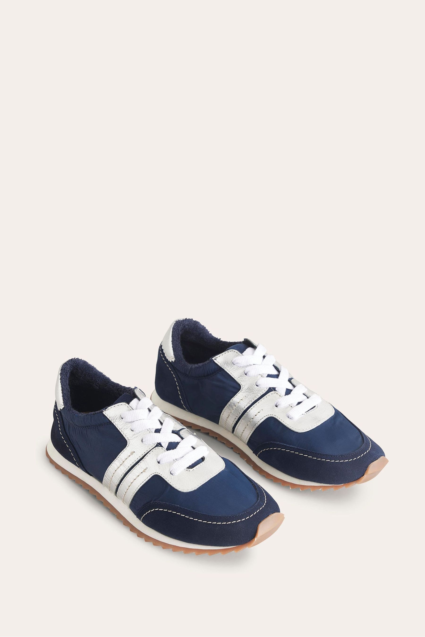Buy Boden Blue Runner Trainers from Next Luxembourg