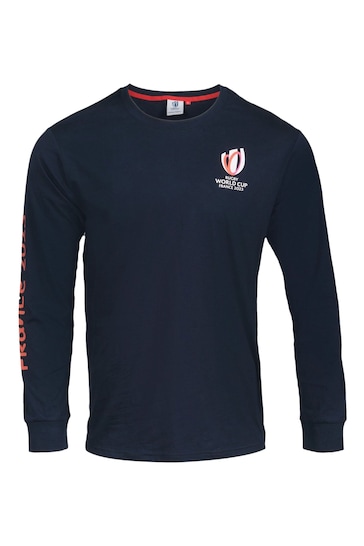 Fanatics Grey Rugby World Cup 2023 Map Long Sleeve Top