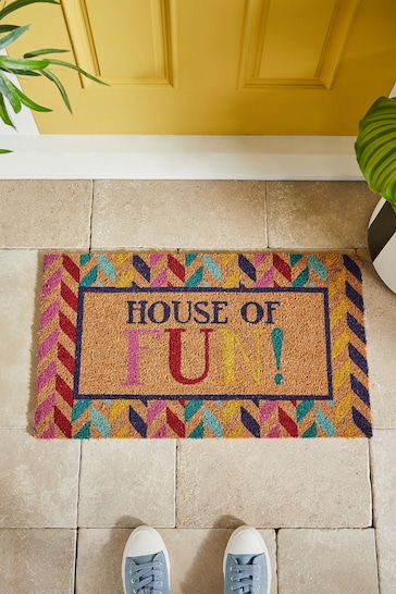 Multi House Of Fun Doormat