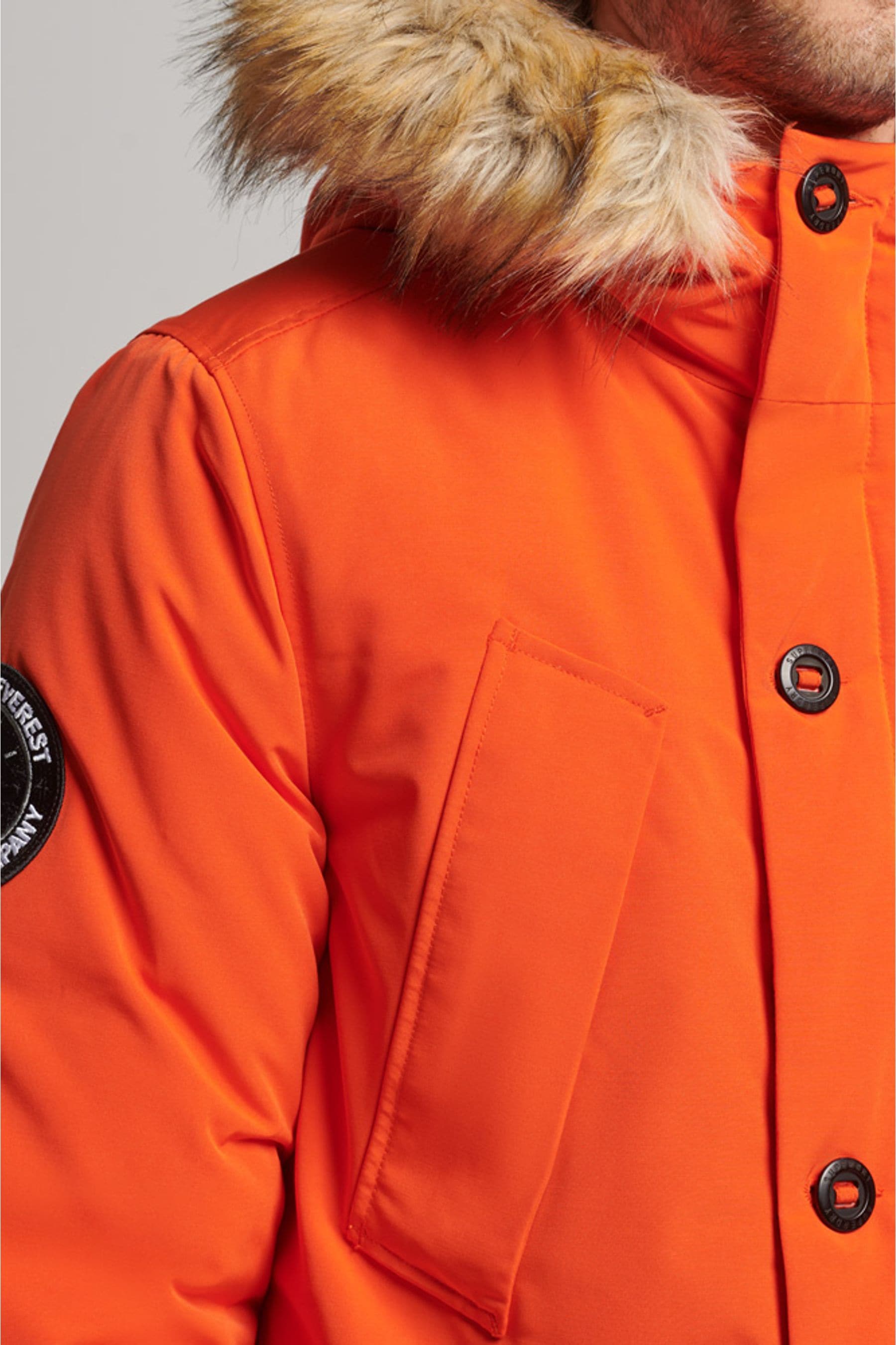 Buy Superdry Orange Everest Parka Coat from Next Luxembourg