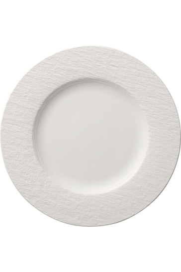 Villeroy & Boch White Manufacture Rock Dinner Plate