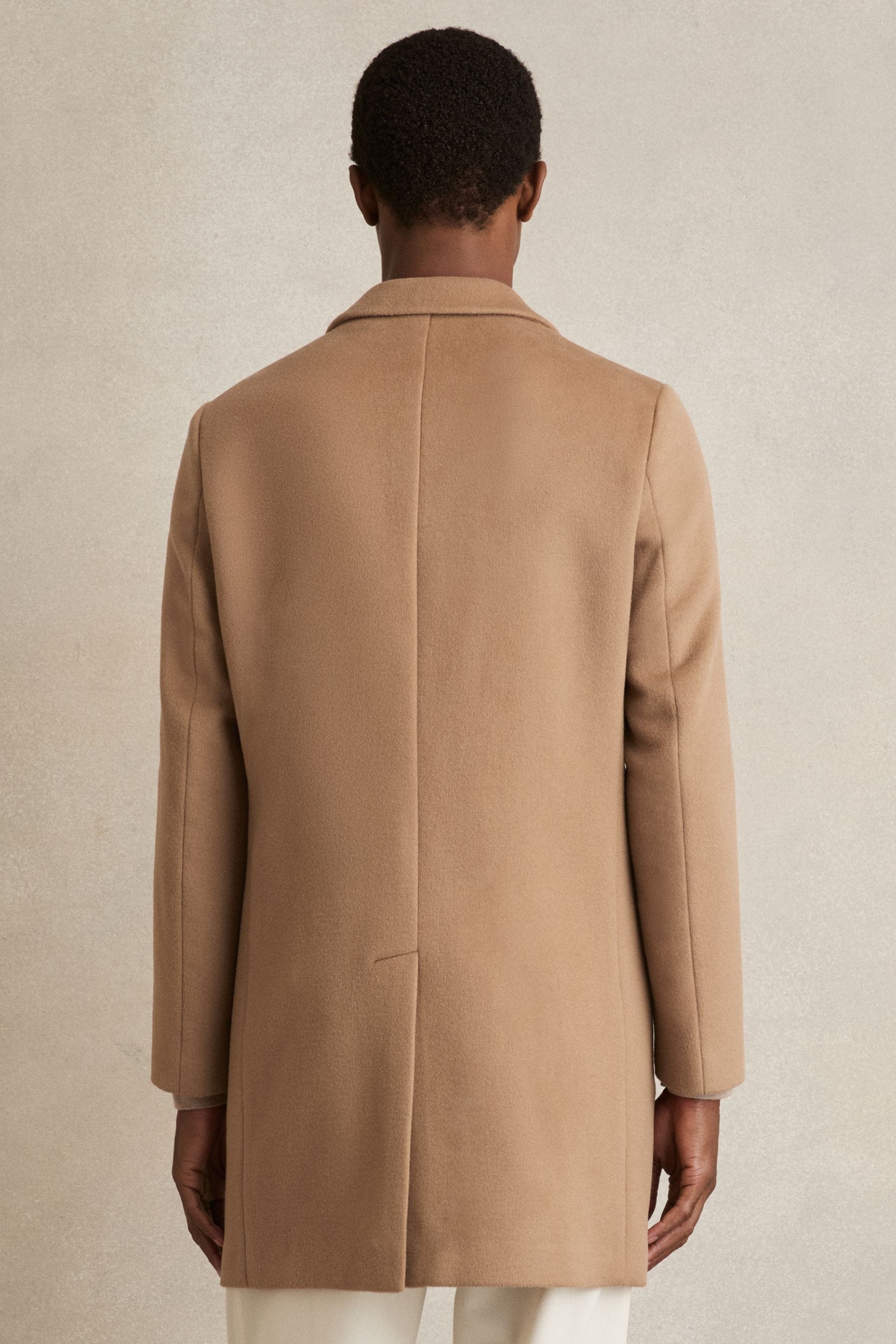 Reiss gable wool epsom coat camel sales