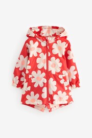 Red Shower Resistant Printed Cagoule (3mths-7yrs) - Image 6 of 11