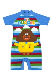 Vanilla Underground Blue Hey Duggee Licensing Boys Short Sleeve Swimsuit - Image 4 of 8