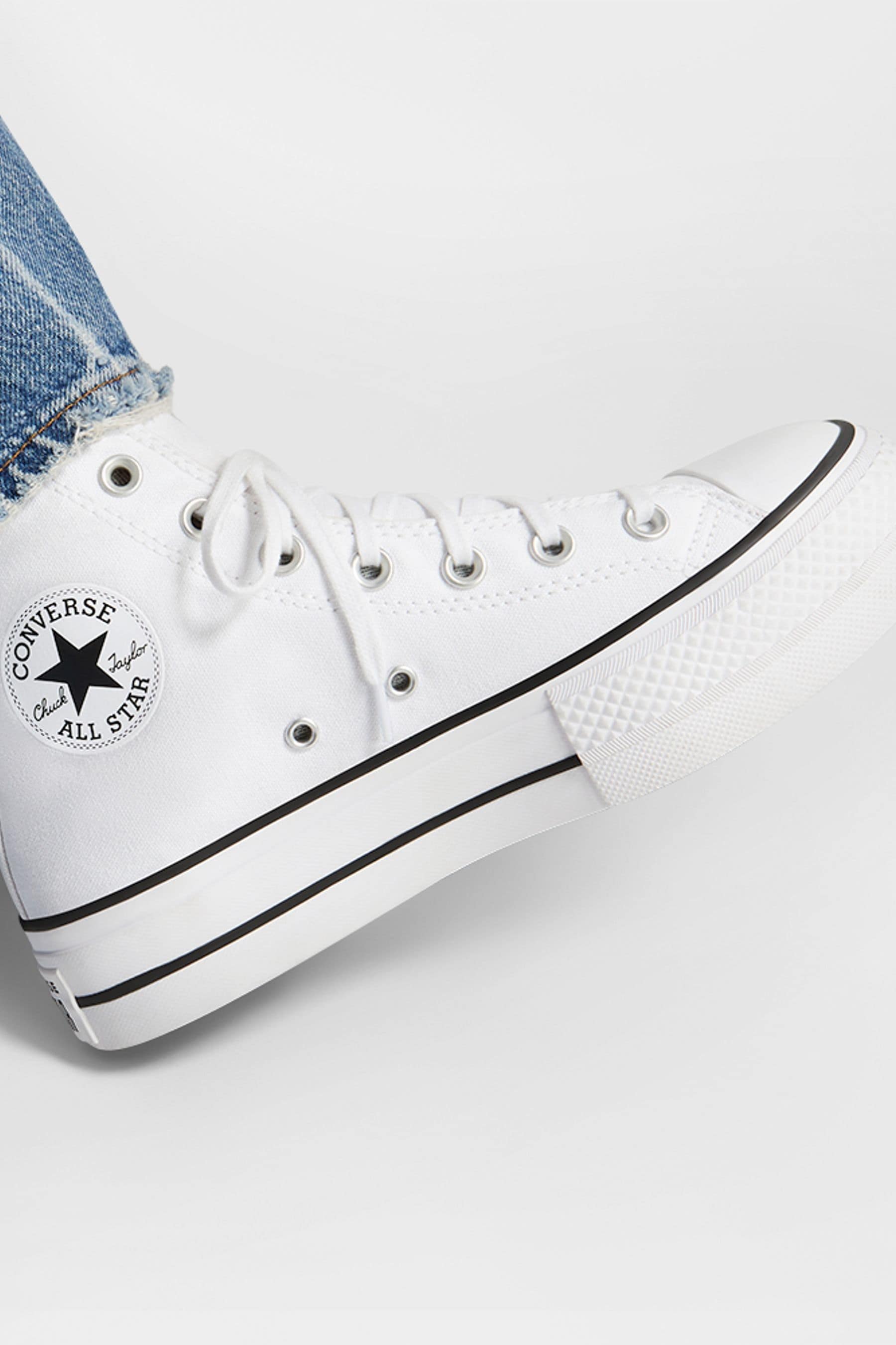 Chuck taylor all star platform white shop