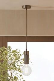 Pacific Chrome Pacific Frowick Concrete Ceiling Light - Image 1 of 3