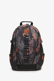 Superdry Mountain Mesh Camo 100% Cotton Tarp Emb Rucksack - Image 1 of 6