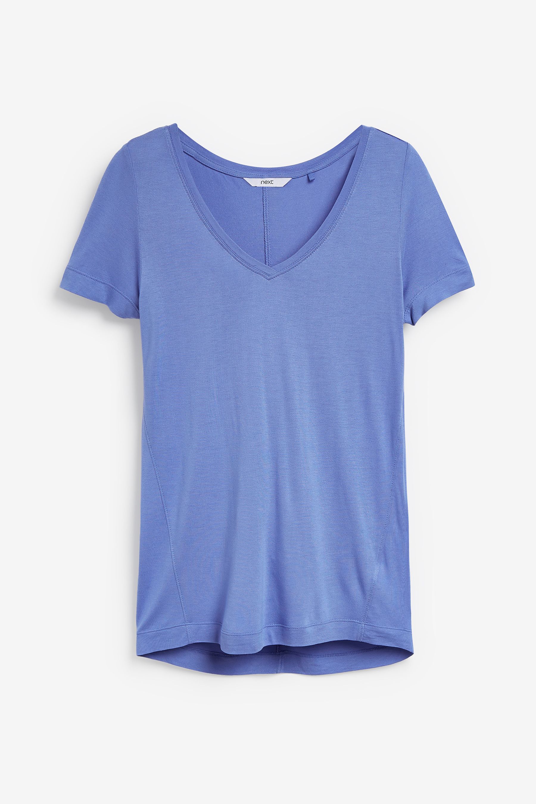 Light blue v best sale neck t shirt