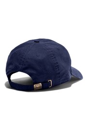 Timberland Blue Cooper Hill Cotton Canvas Baseball Hat - Image 2 of 2