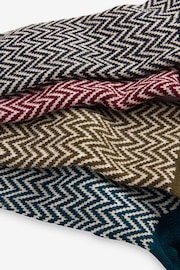 Zig Zag 4 Pack Pattern Heavyweight Socks - Image 6 of 6