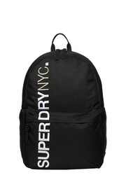 Superdry Black NYC Montana Backpack - Image 1 of 6