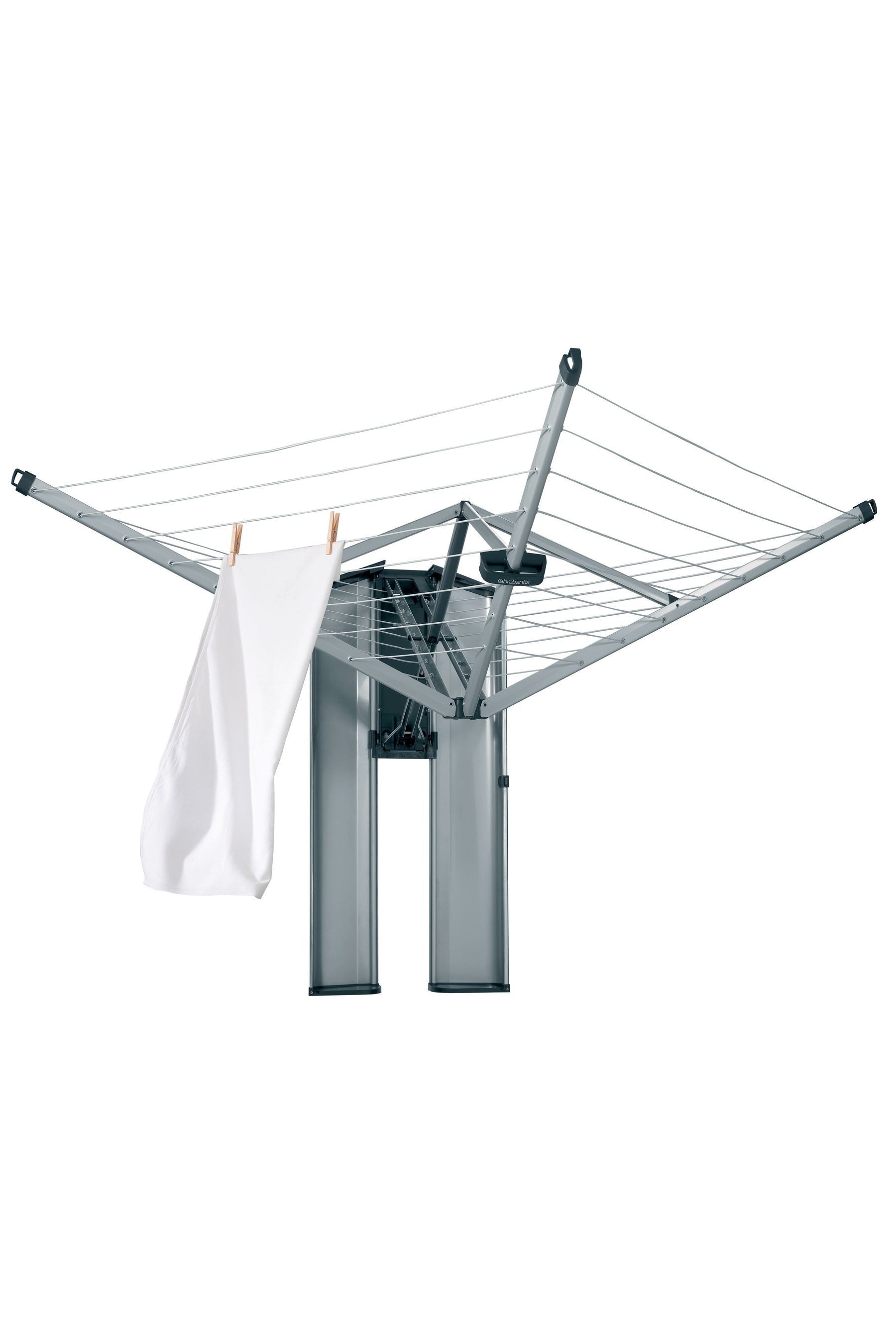 Buy Brabantia Grey Wallfix 24M Washing Line Dryer With Protection Storage Box from the Next UK online shop