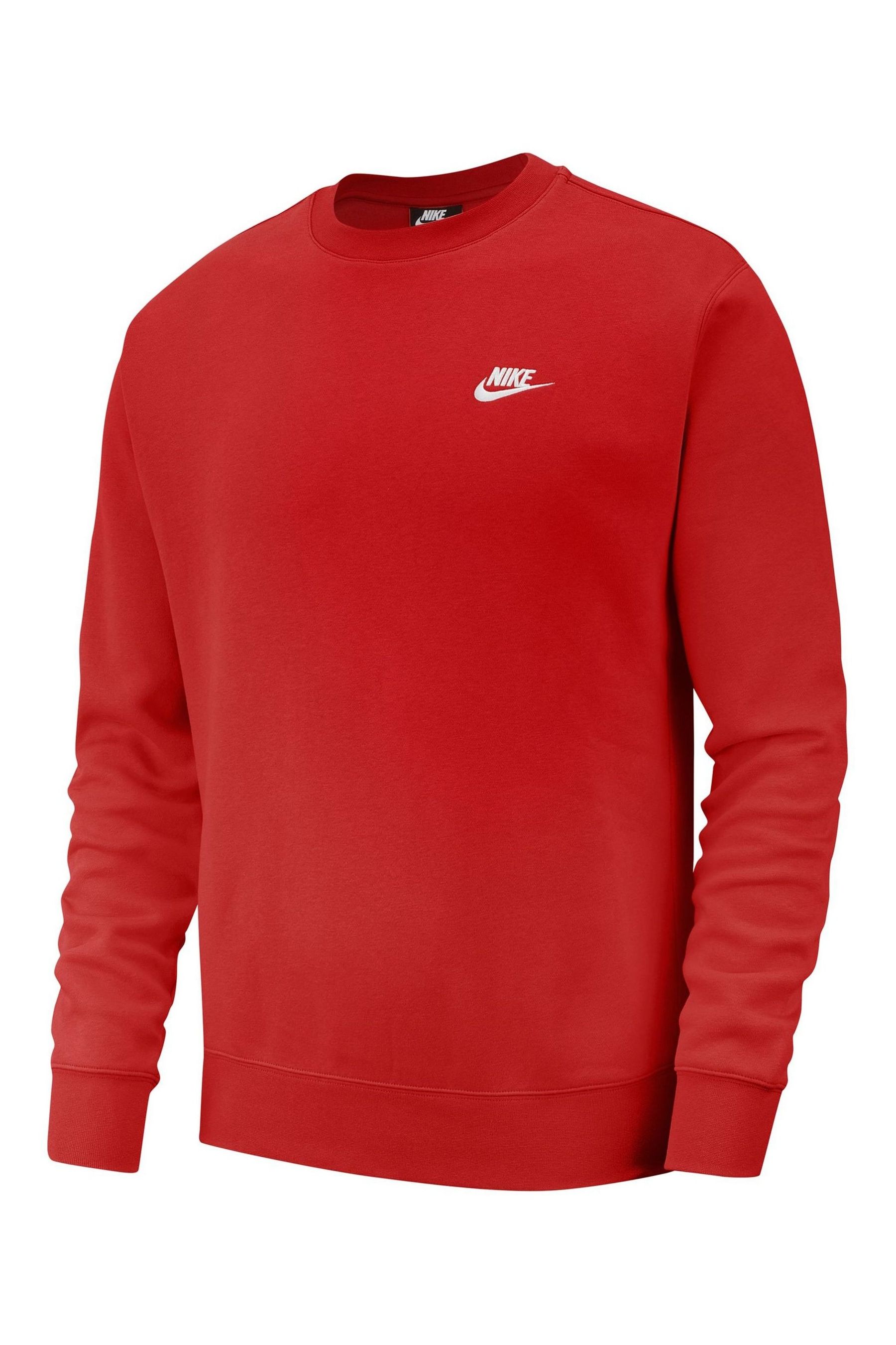 Nike foundation crew sweatshirt red online