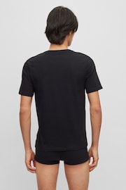 HUGO Cotton T-Shirt 3 Pack - Image 3 of 5