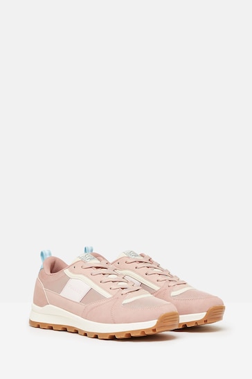 Joules Parkfield Pink Trainers