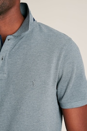 Joules Woody Grey Regular Fit Cotton Pique Polo Shirt - Image 5 of 7