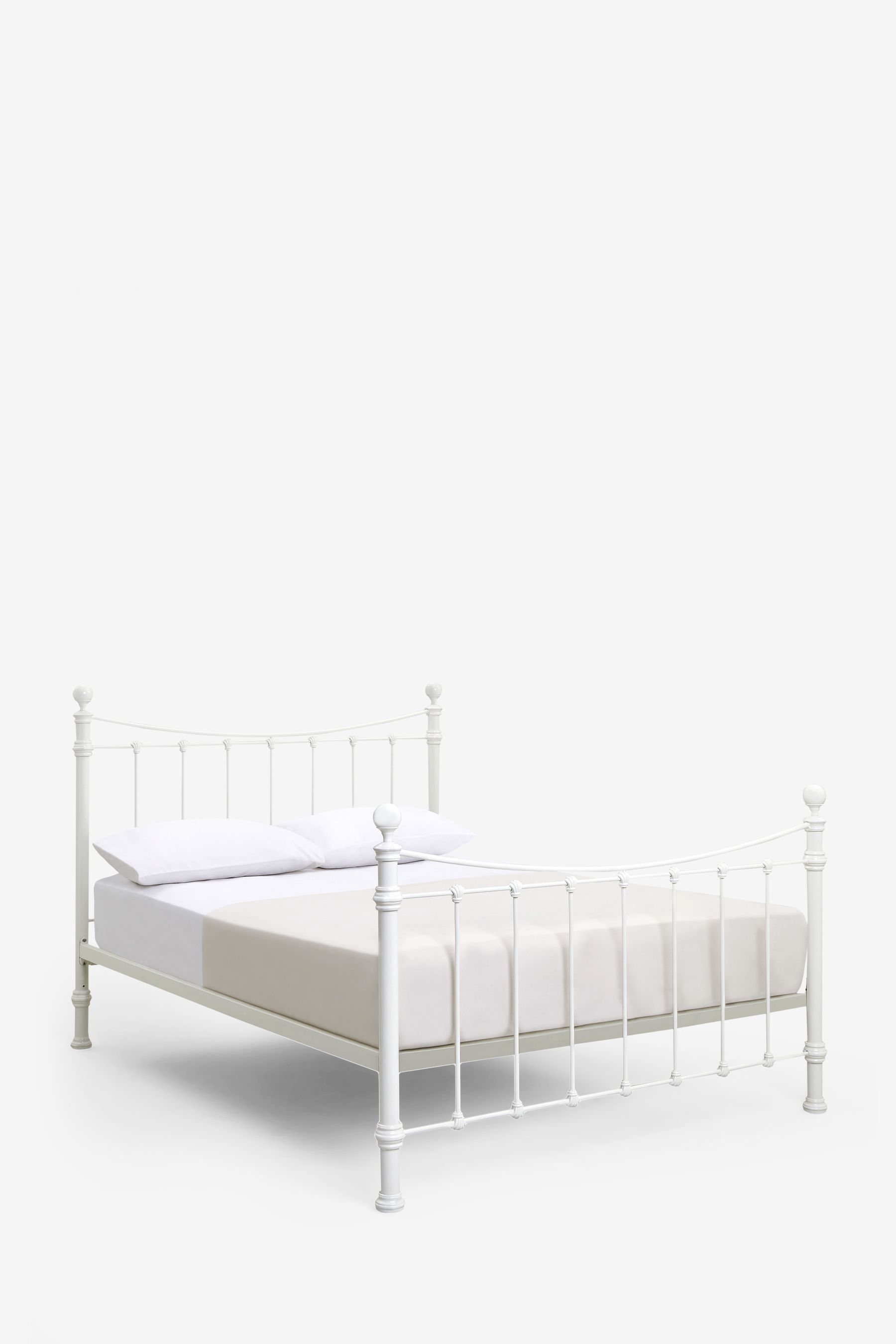 Next white double bed new arrivals frame