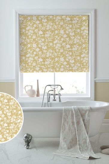Laura Ashley Gold Rye Made to Measure Roman Blinds