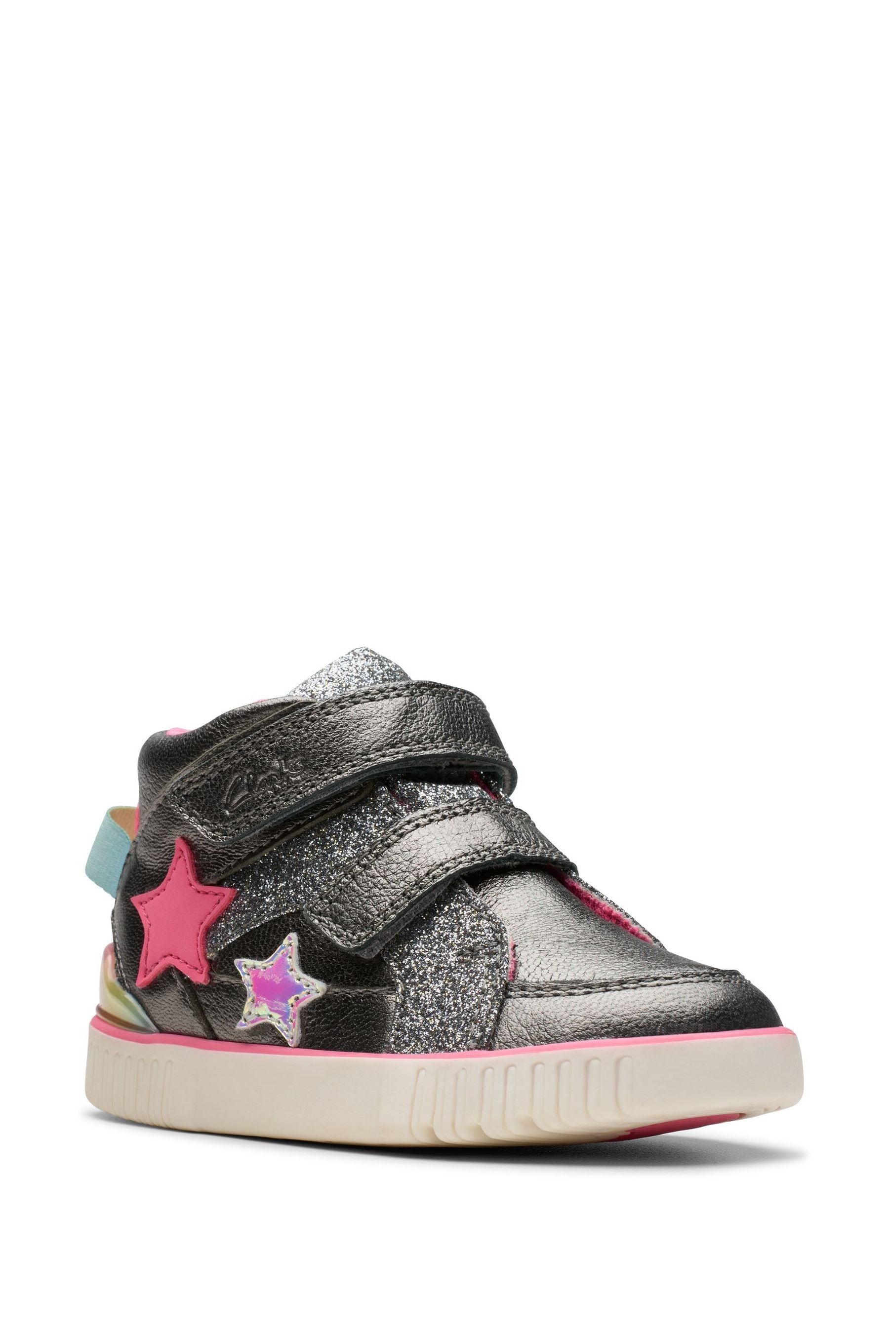 Buy Clarks Grey Standard Fit F Gun Metal Oslo Play Boots from Next Luxembourg