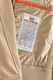 Parajumpers Beige Caelie Nylon Fleece Beige Jacket - Image 4 of 5