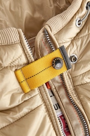 Parajumpers Beige Caelie Nylon Fleece Beige Jacket - Image 5 of 5