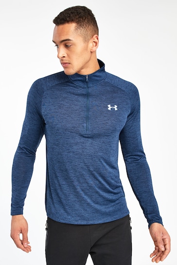 Under Armour Navy Tech Quarter Zip Fleece