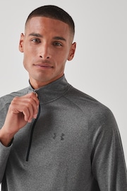 Under Armour Grey Tech Quarter Zip Fleece - Image 3 of 4