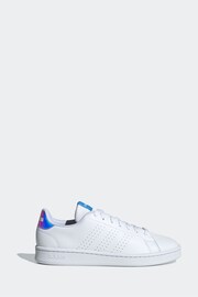 adidas Blue White Sportswear Advantage Trainers - Image 1 of 8