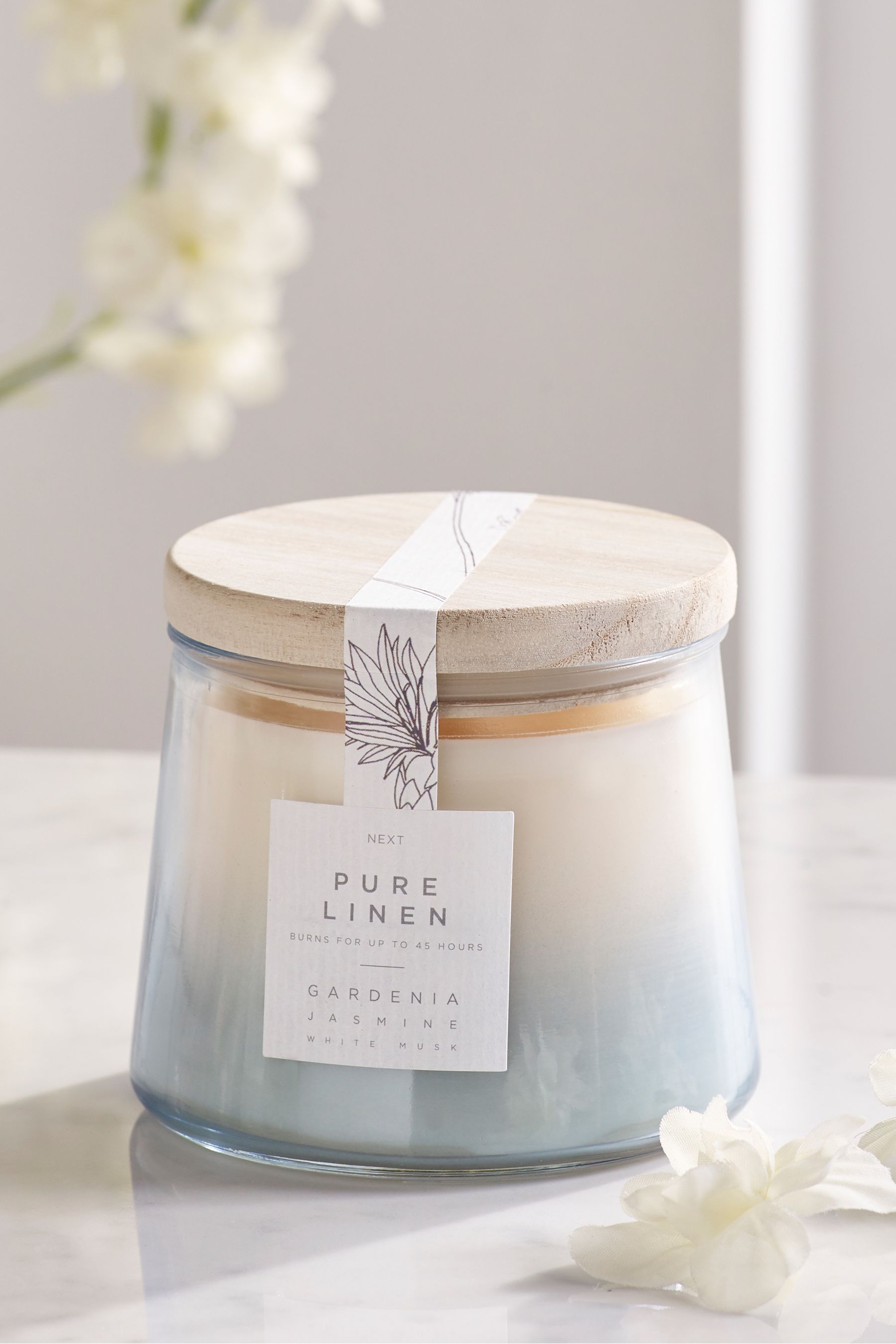 Fresh cheap linen candle