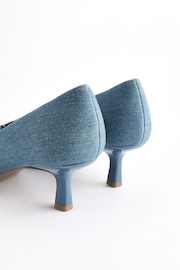 Denim Forever Comfort Jewel Trim Kitten Heels - Image 5 of 8