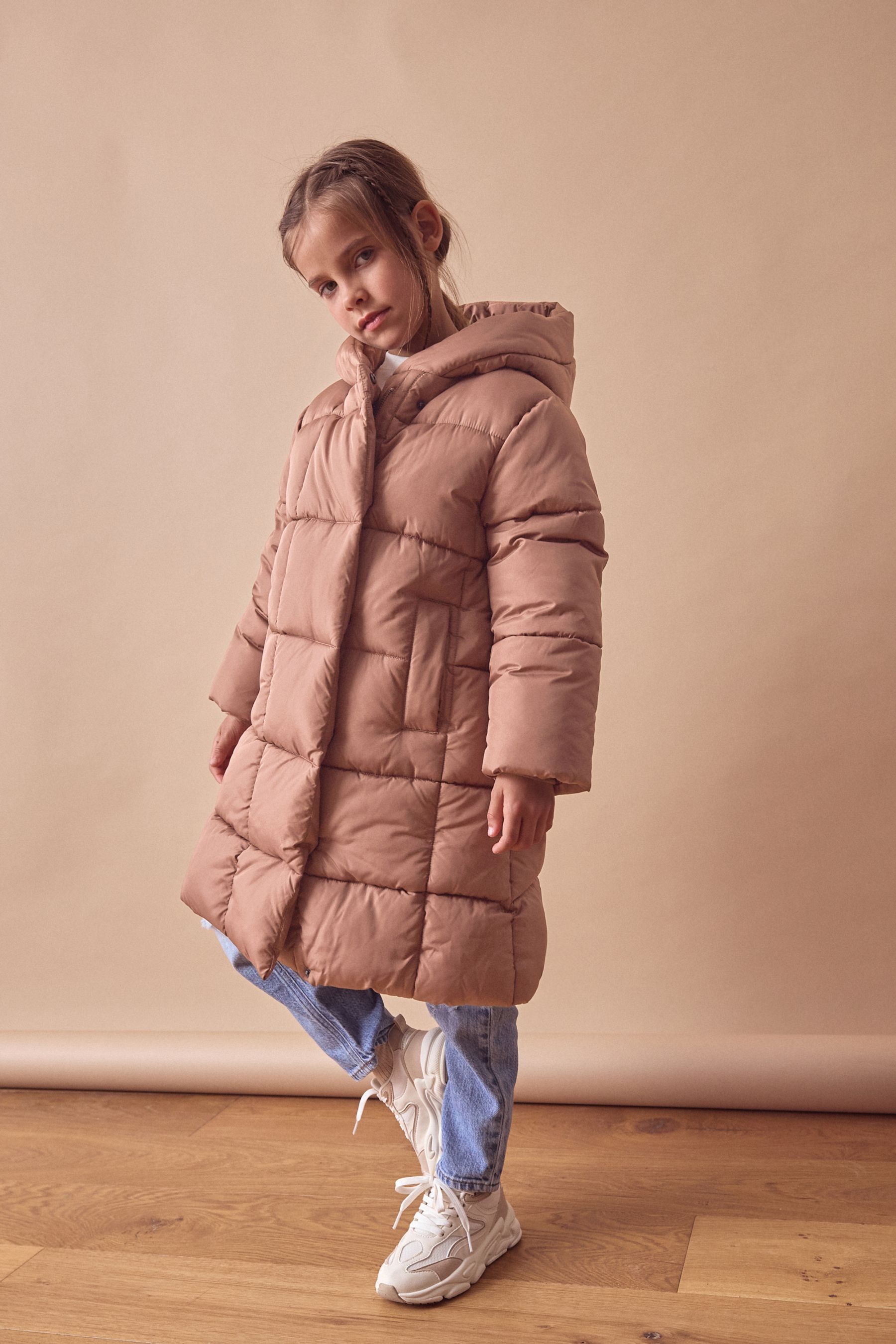 Dusky pink parka 2025