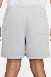 Nike Smoke Grey Club Mesh Flow Shorts - Image 3 of 8