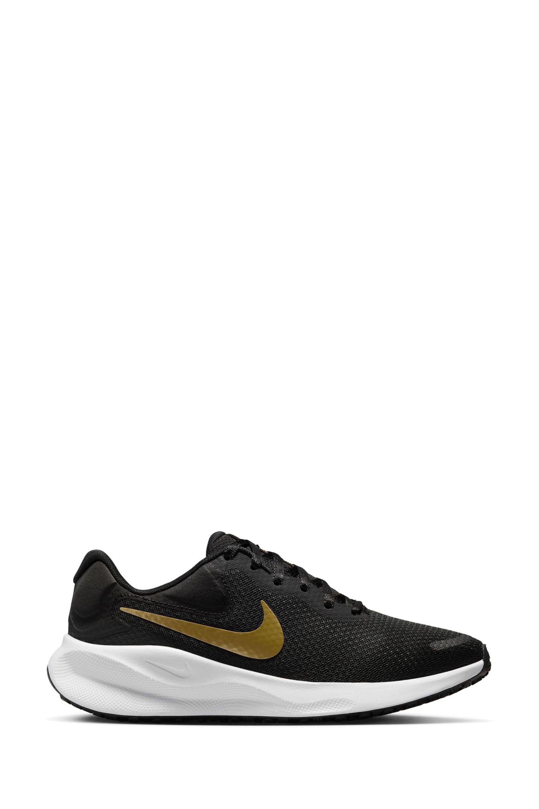 Running shoes clearance black and gold