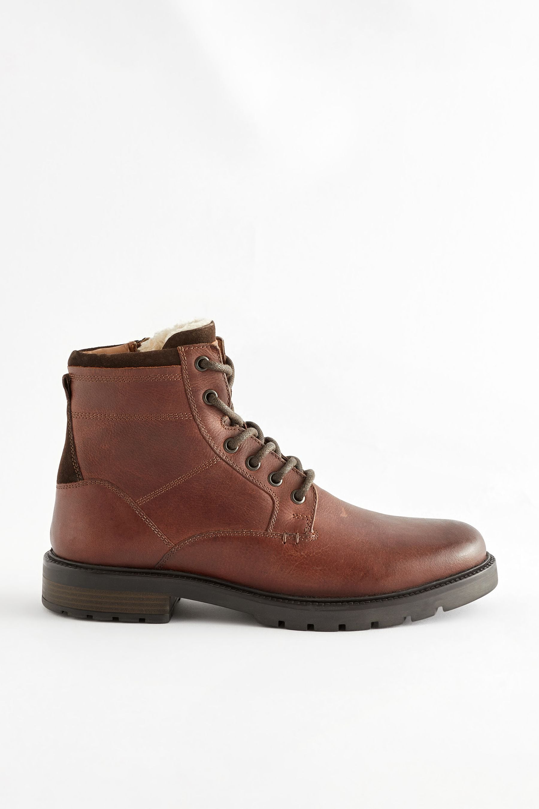 Mens warm clearance lined boots