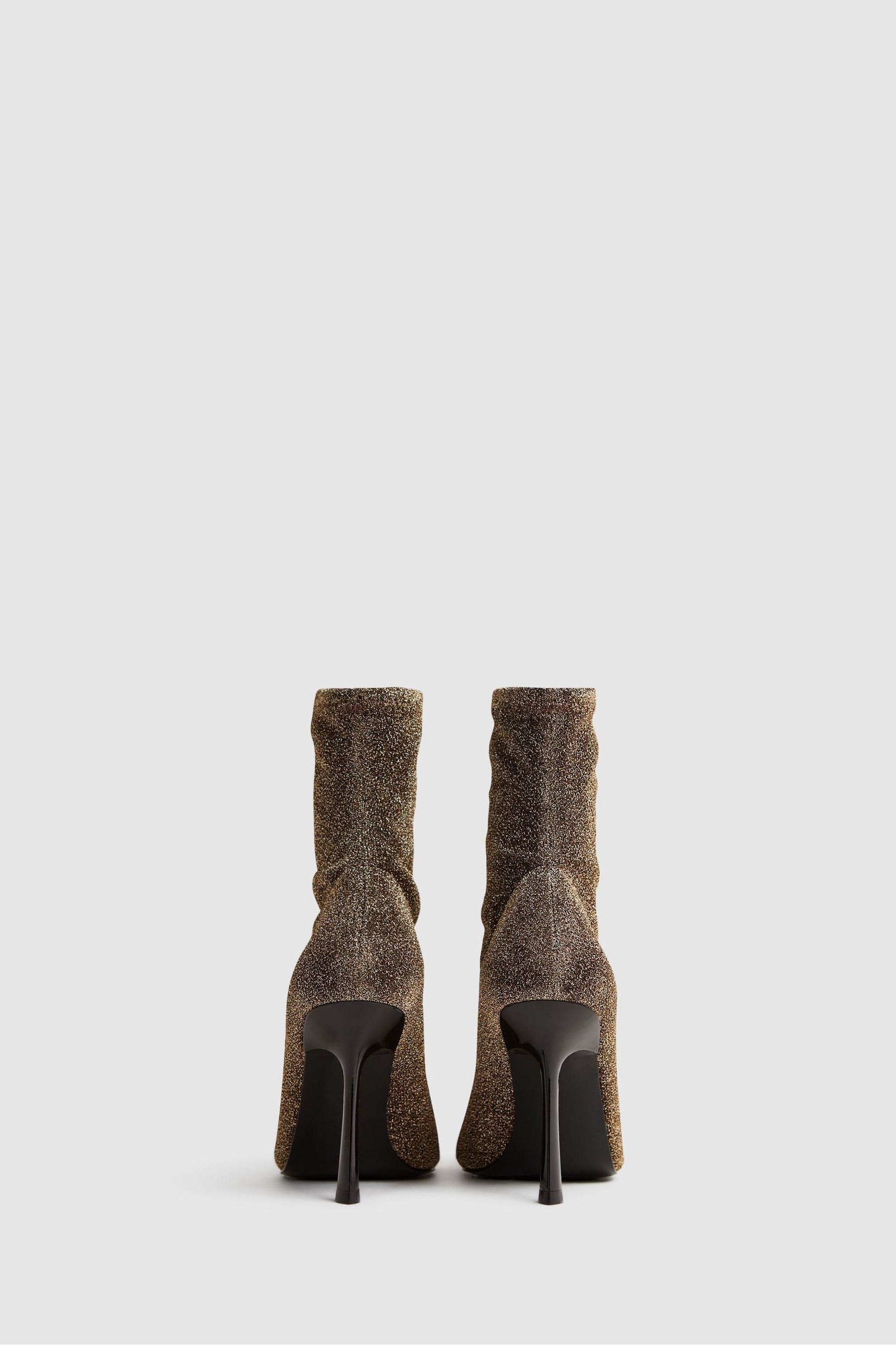 Bronze metallic ankle boots hotsell