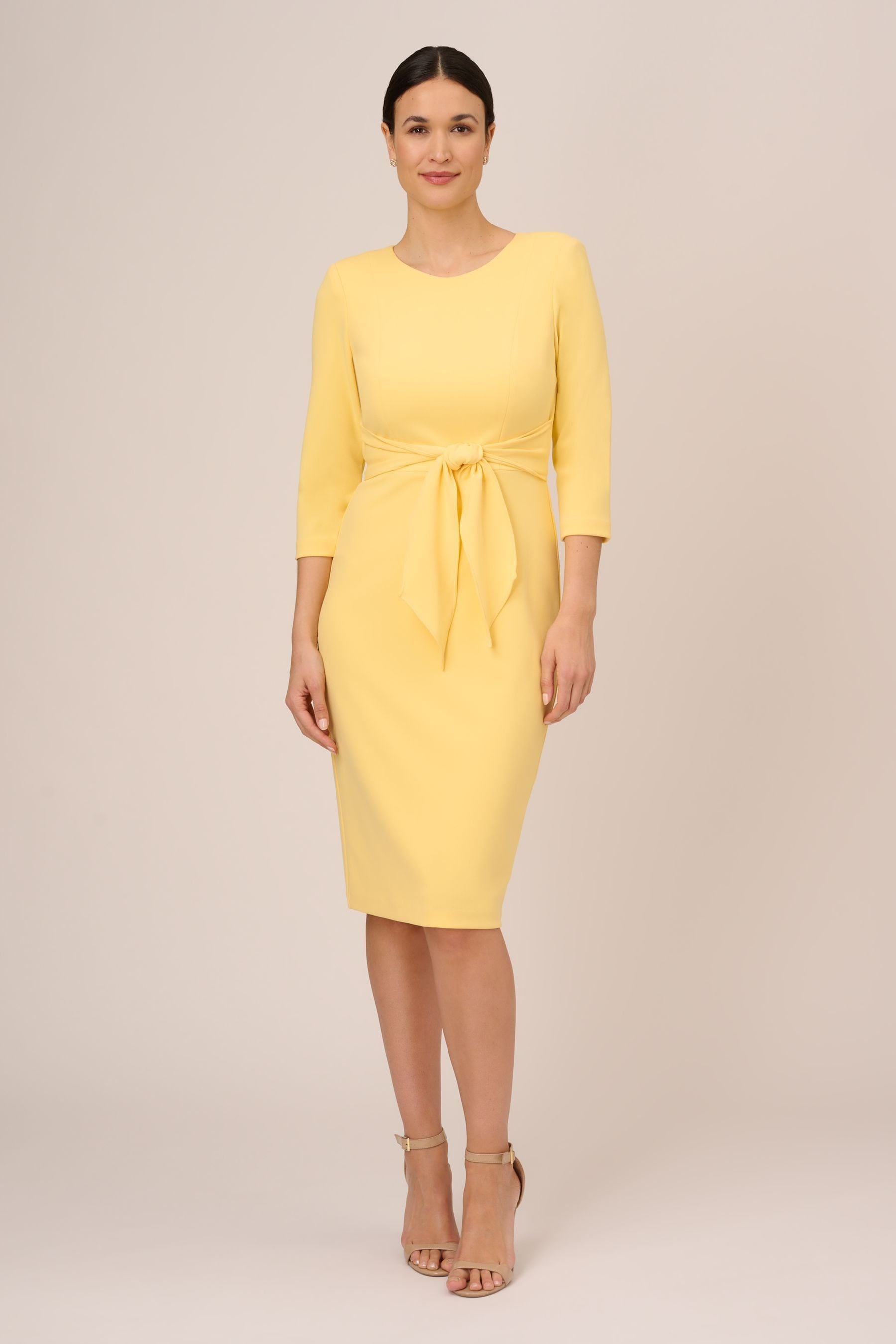 Adrianna papell yellow dress shop